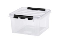 SmartStore Skladovací box Classic s víkem, transparentní, 28 x 28 x 17 cm, 7 l