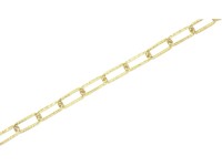 LUX-TOOLS Řetěz dlouhočlánkový 4-hranný pomosazený 3 x 3 mm - metráž