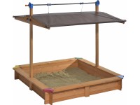 Gaspo Pískoviště Mickey II s výškově nastavit./výkyvnou stříškou, 140 x 140 cm Gaspo Pískoviště Mickey II s výškově nastavit./výkyvnou stříškou, 140 x 140 cm