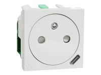 Schneider Electric Zásuvka 1-násobná skrytá + USB C Unica, bílá