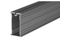 GS Terrassen Hliníkový profil ALUecofix XL, černá, 45 x 85 x 4000 mm