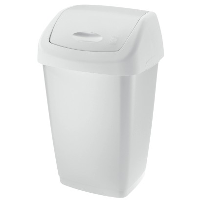 Tontarelli Odpadkový koš AURORA Swing Bin bílá, 19 x 23,5 x 39 cm, 9 l