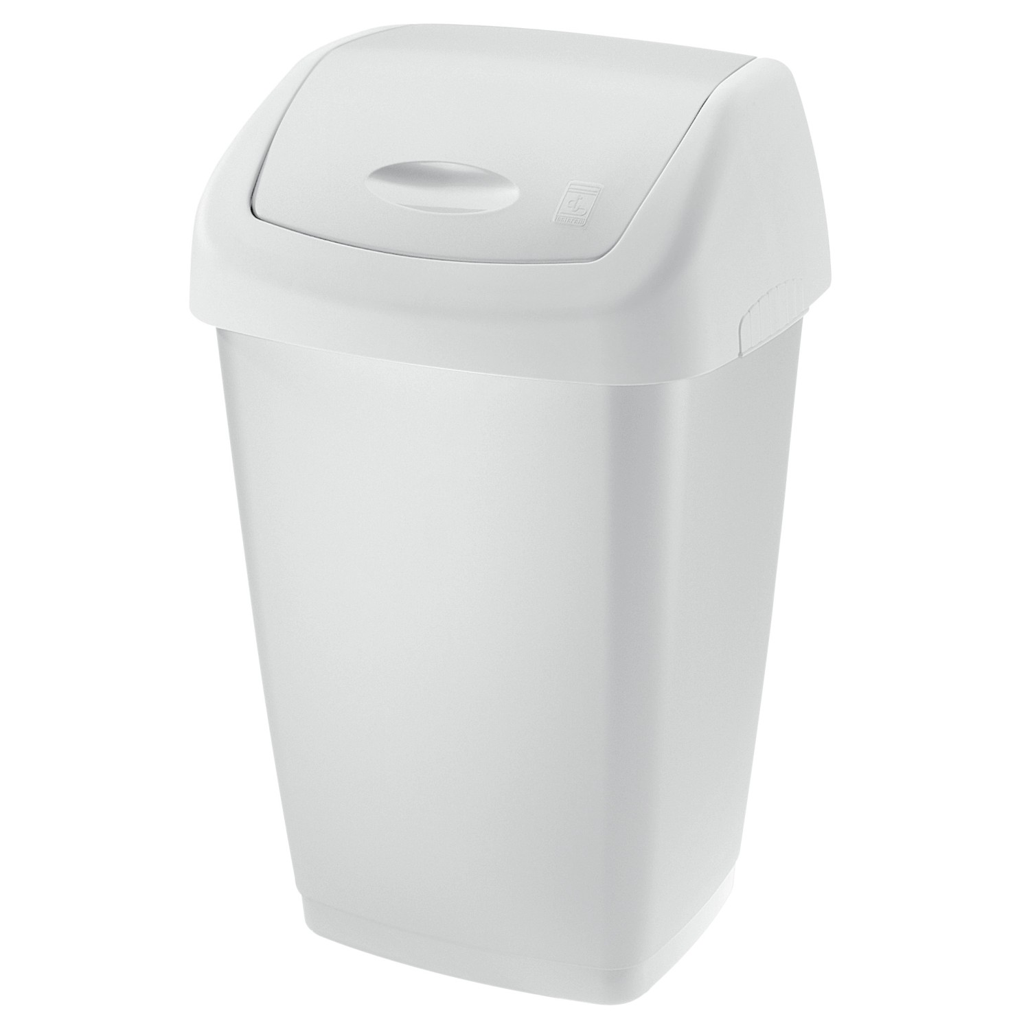 Tontarelli Odpadkový koš AURORA Swing Bin bílá, 29 x 23 x 47 cm, 15 l