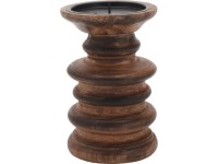 Koopman Svícen z mangového dřeva, pr. 10 x 15 cm Koopman Svícen z mangového dřeva, pr. 10 x 15 cm