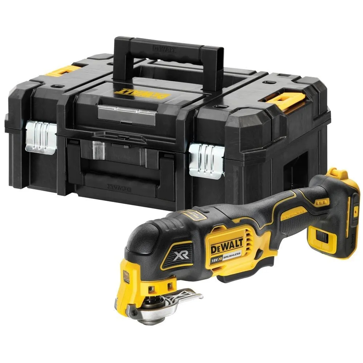 DeWALT 18V XR Aku bezuhlíková oscilační multibruska DCS356NT-XJ Solo + kufr