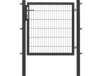 Floraworld Jednokřídlá branka Premium dvojitá výplň antracitová 120 x 100 cm