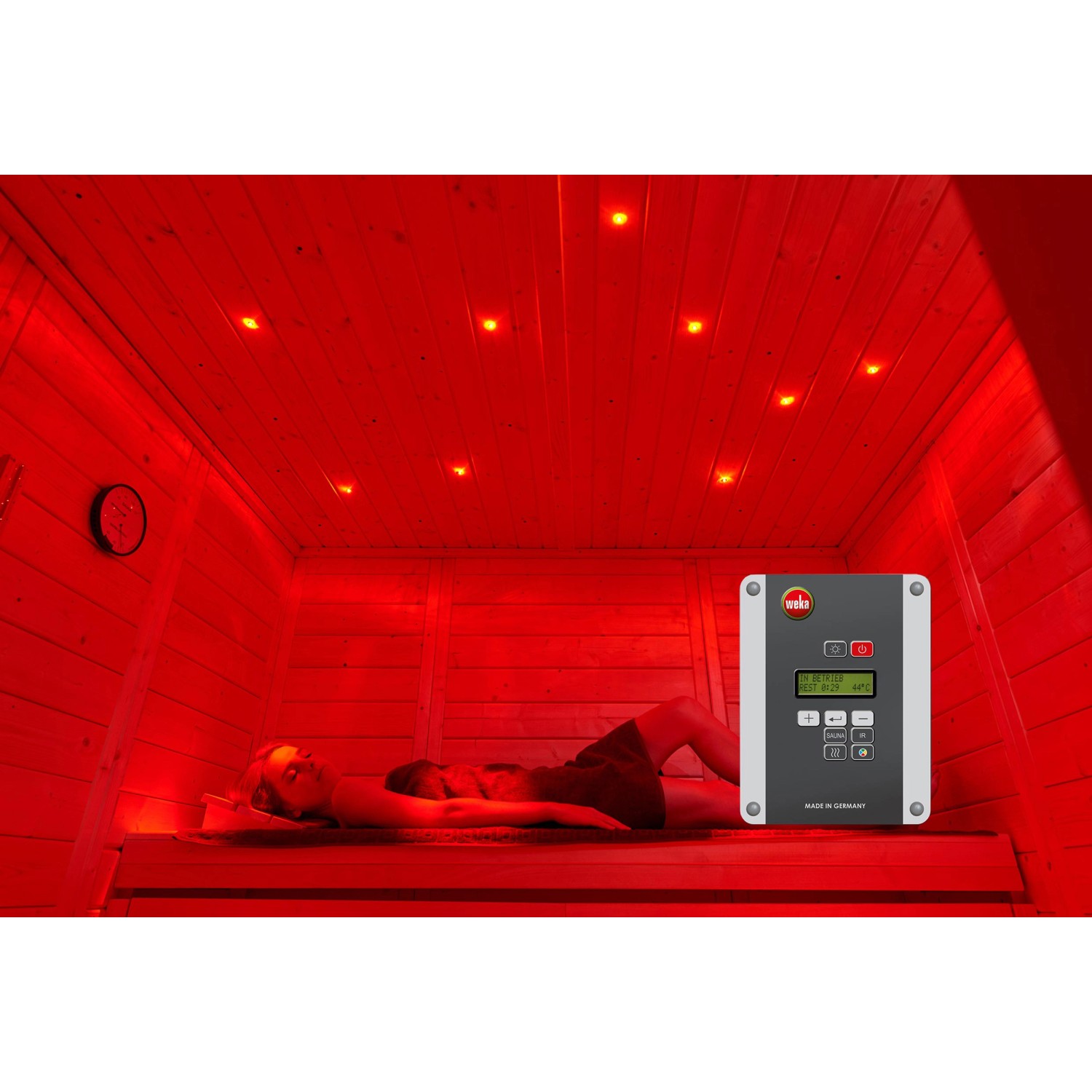 Weka Barevné vize do sauny Set B - s řídicím modulem a ovládacím panelem