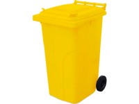 TBA Popelnice žlutá, 240 l, 57,8 x 73,4 x 108 cm
