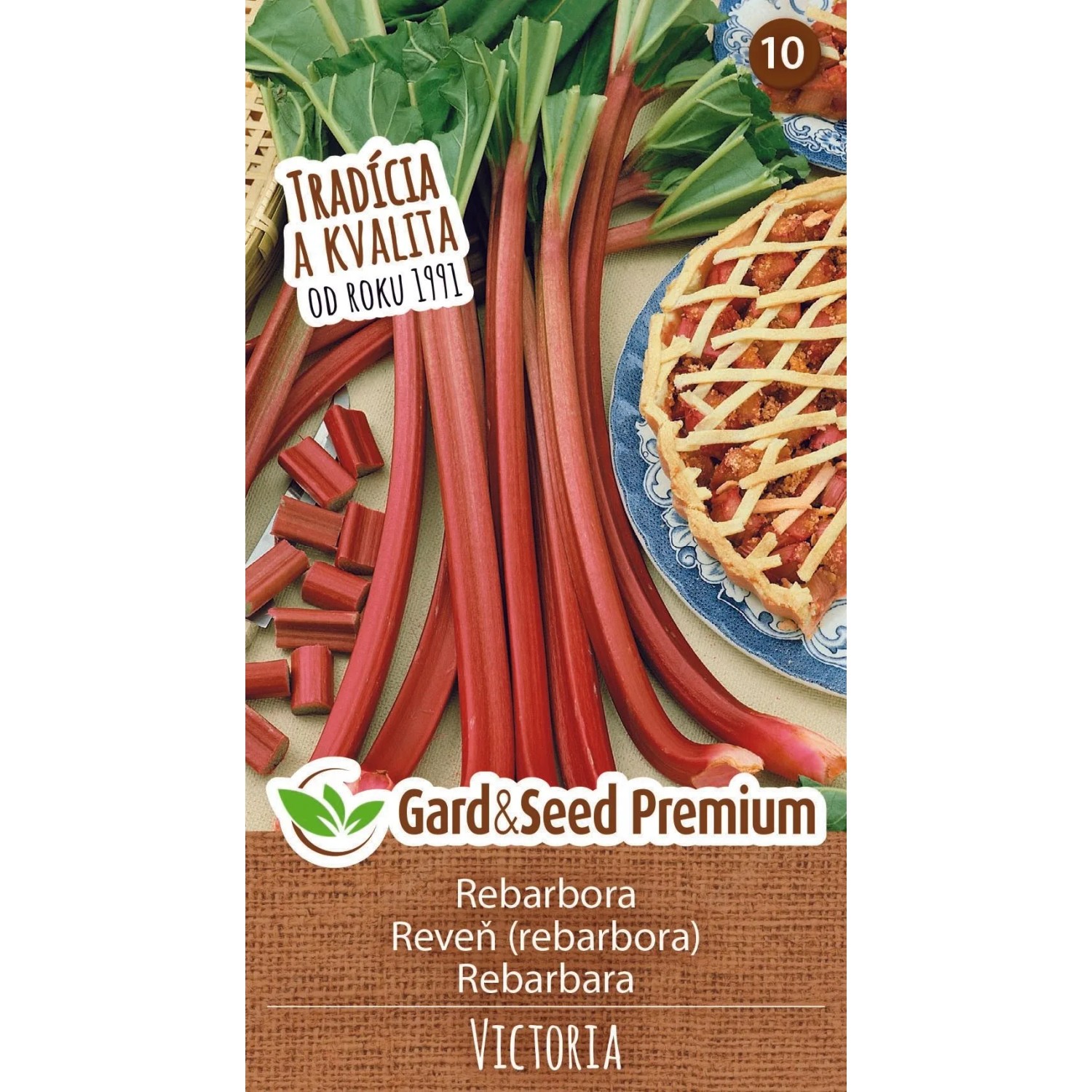 GardenSeed Premium Semínka Reveň (rebarbora) Victoria