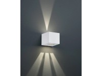 Reality Venkovní nástěnné LED svítidlo Cordoba, matná bílá, 2W, 10 x 10,5 x 9 cm