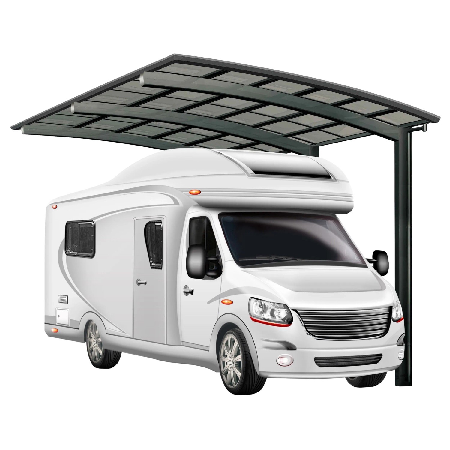 Ximax Alu přístřešek na auto Portoforte Caravan Typ 80 černá 270 x 495 cm