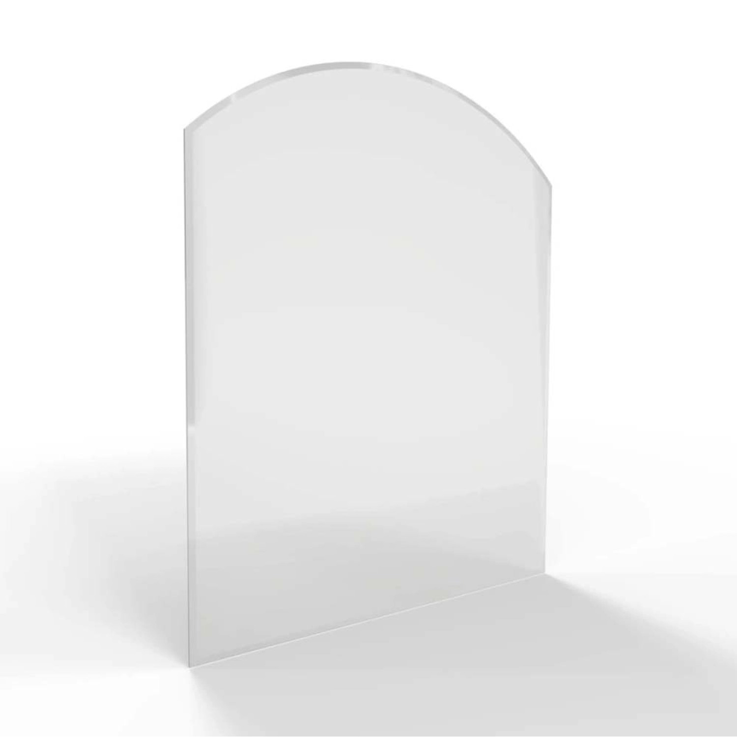 HS Flamingo Sklo pod kamna oblouk R725, čiré, 1000 x 1200 x 6 mm