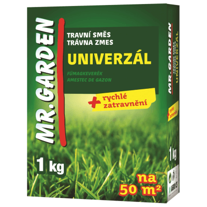 Balení travního semene Mr. Garden Universal, vhodné pro plochu 50 m².