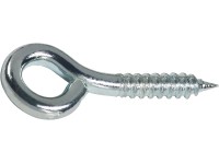 Oko s vrutem pozinkované lesklé 10 x 1,8 mm, 12 ks