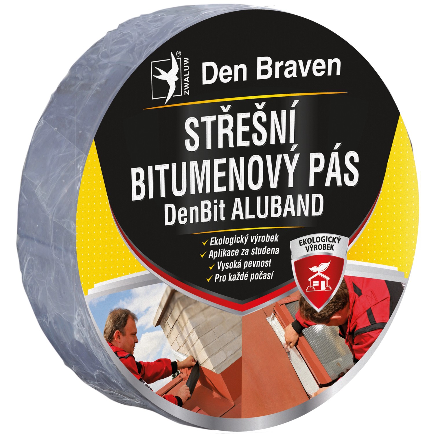 Den Braven Střešní bitumenový pás DenBit Aluband PLUS 100 mm x 10 m