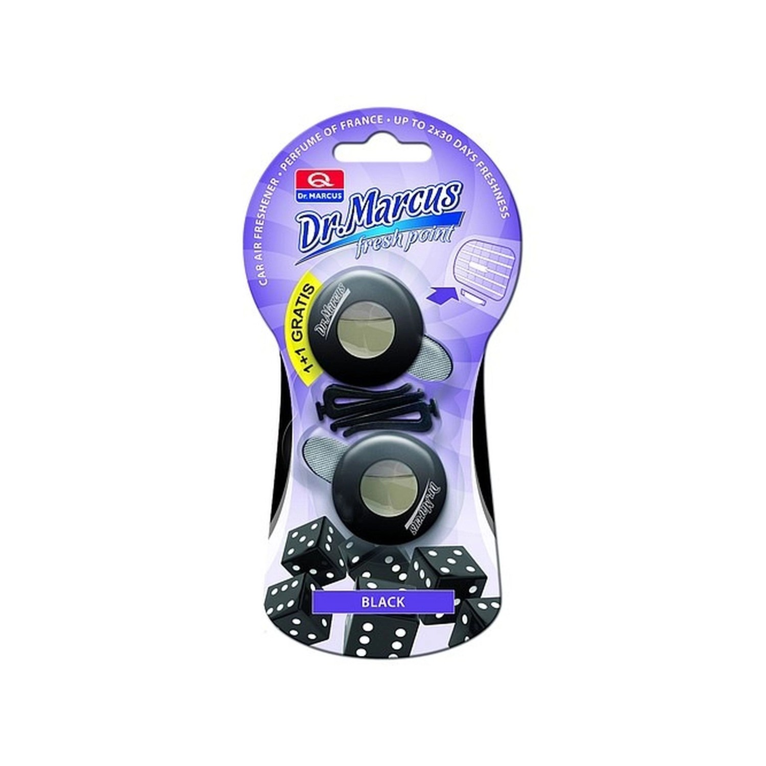 Dr.Marcus Osvěžovač FRESH POINT 1+1 Black