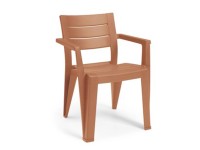 Keter Jídelní židle Julie, golden ochre, 61,5 x 58,5 x 79 cm