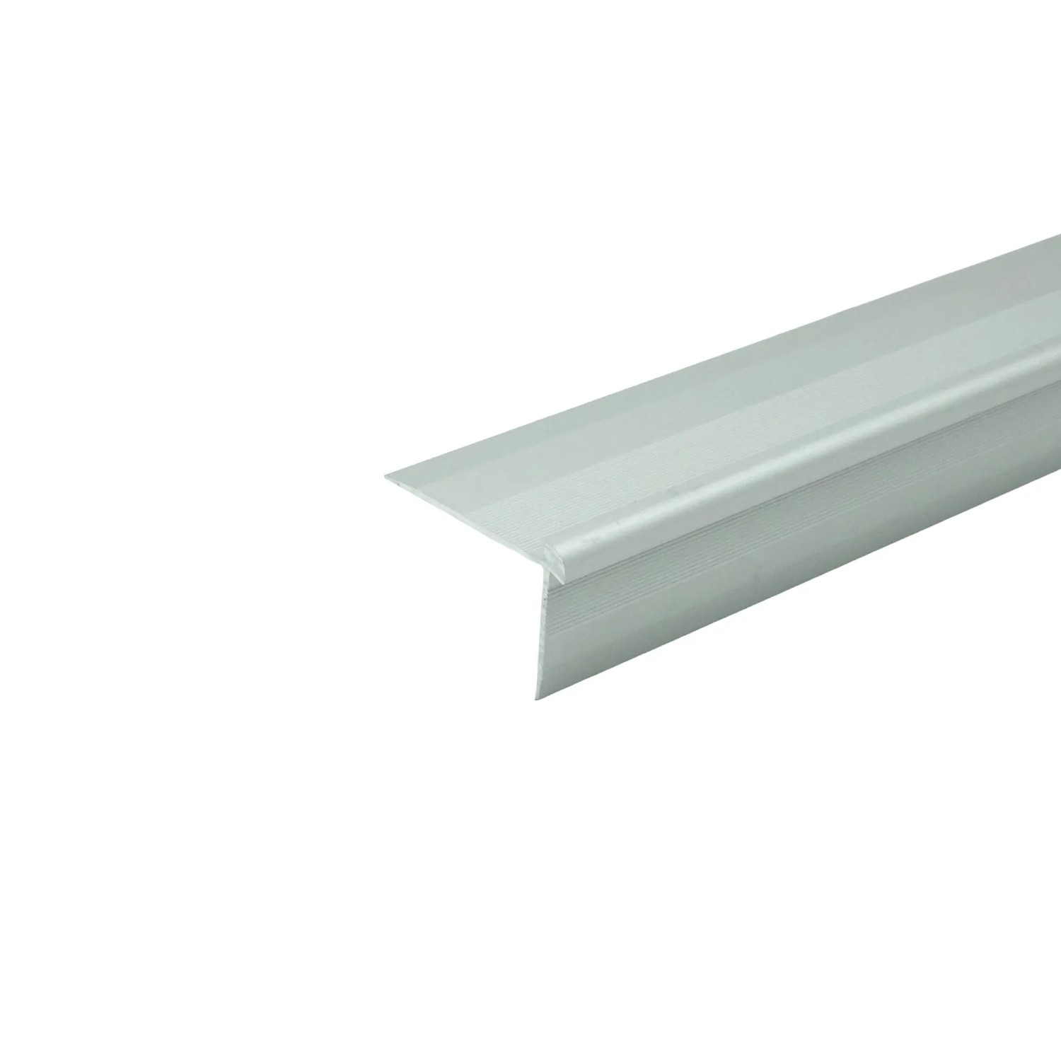 Döllken Schodová hrana pro vinylové podlahy 1063 stříbrná 1000 x 3,5 x 20 mm