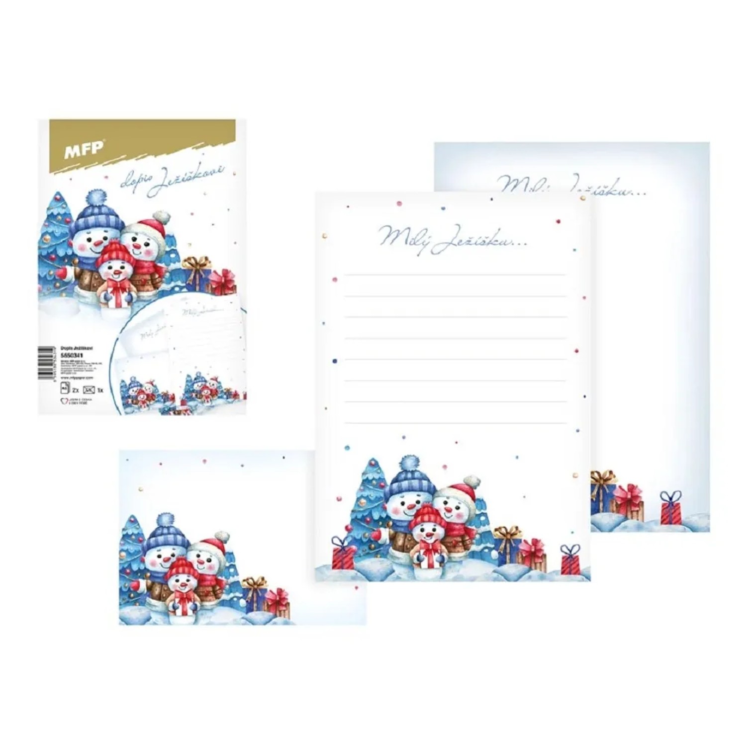 MFP Dopis Ježíškovi - sněhuláci a dárky
