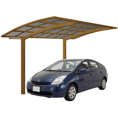Ximax Alu přístřešek na auto Portoforte Typ 80 Typ 3050 XL bronz 301 x 495 cm