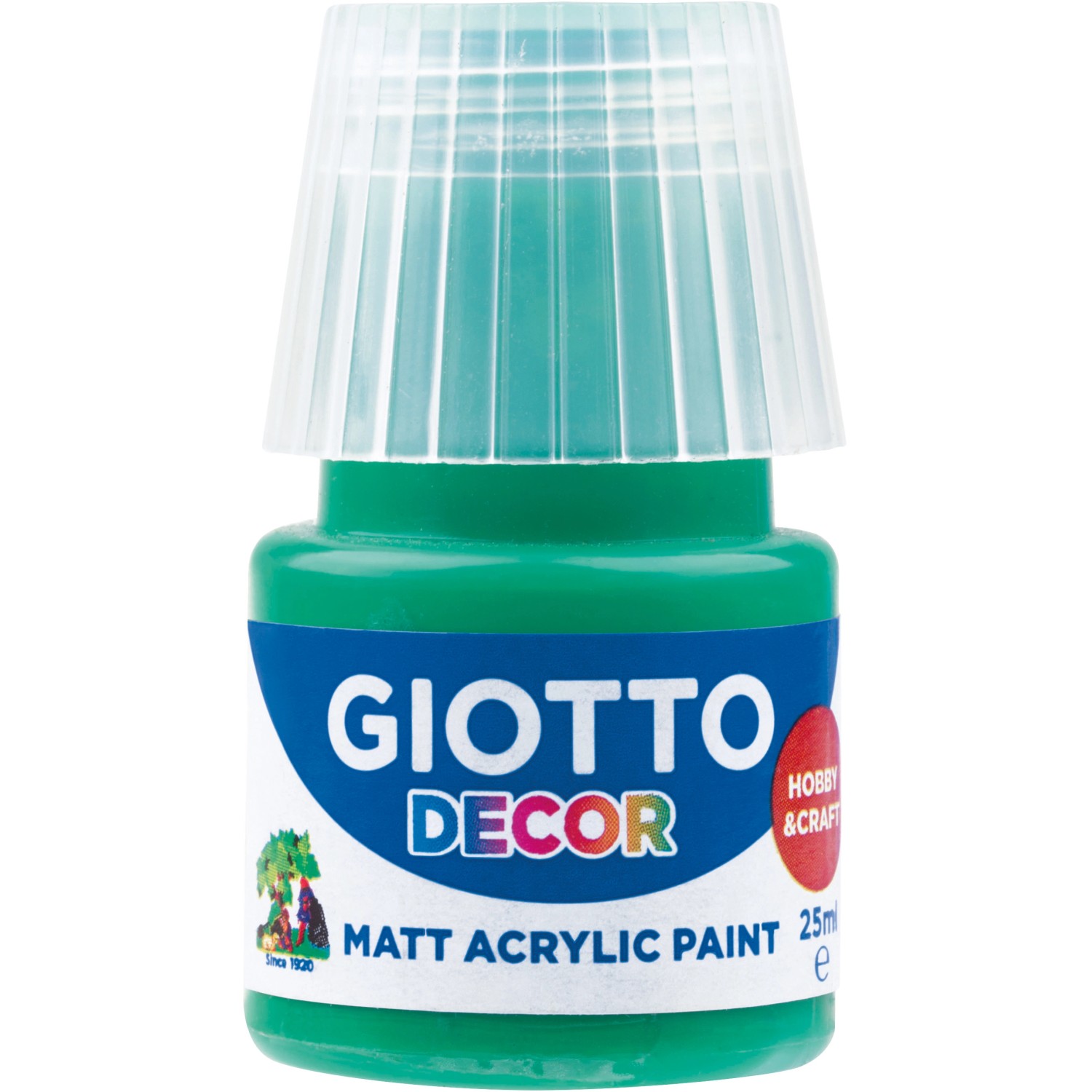 GIOTTO Akrylová barva Decor Acrylic MATT smaragdová, 25 ml