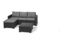Keter Sestava zahradního nábytku California, grafitová/studená šedá, 3dílná Keter Sestava zahradního nábytku California, grafitová/studená šedá, 3dílná