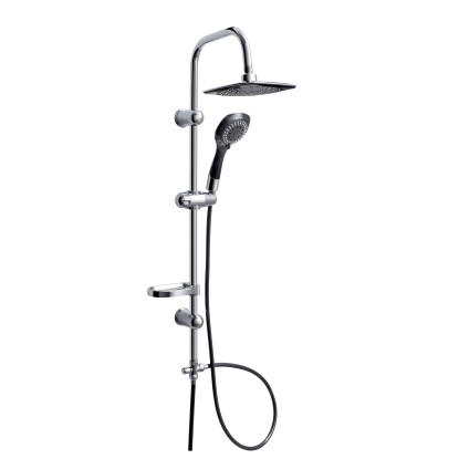 Eisl Sada s hlavovou sprchou Duschtraum s přihrádkou chromová/černá