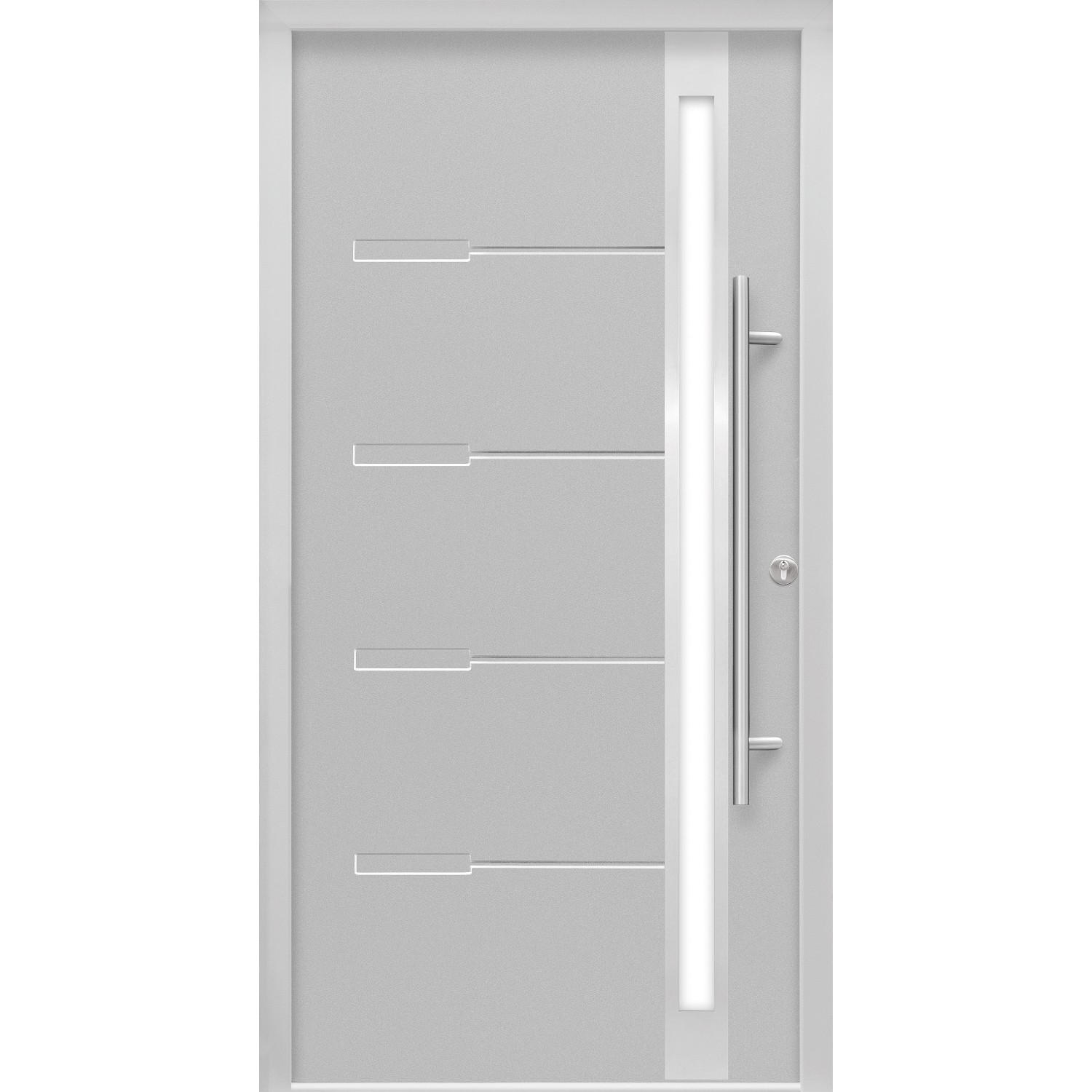 SPLENDOOR Vchodové dveře ThermoSpace NEAPEL PRIME šedá 110 P
