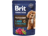 Brit Kapsička pro psy Premium by Nature Fillets in Gravy Lamb&Green Peas 85 g Brit Kapsička pro psy Premium by Nature Fillets in Gravy Lamb&Green Peas 85 g