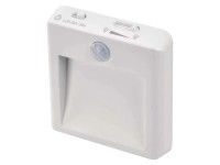 EMOS LED noční světlo P3319 s pohybovým čidlem do zásuvky, bílá/teplá bílá