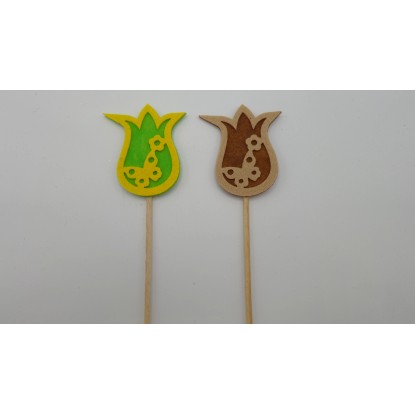 BD-Tova Zápich tulipán, mix barev, 1 ks, 21,3 cm