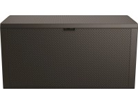 KETER Zahradní úložný box Emily, 270 l, grafitová, 117,8 x 44,58 x 58 cm