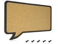 Bondecor Nástěnka korková, bublina, obdélník, 44 x 29 cm