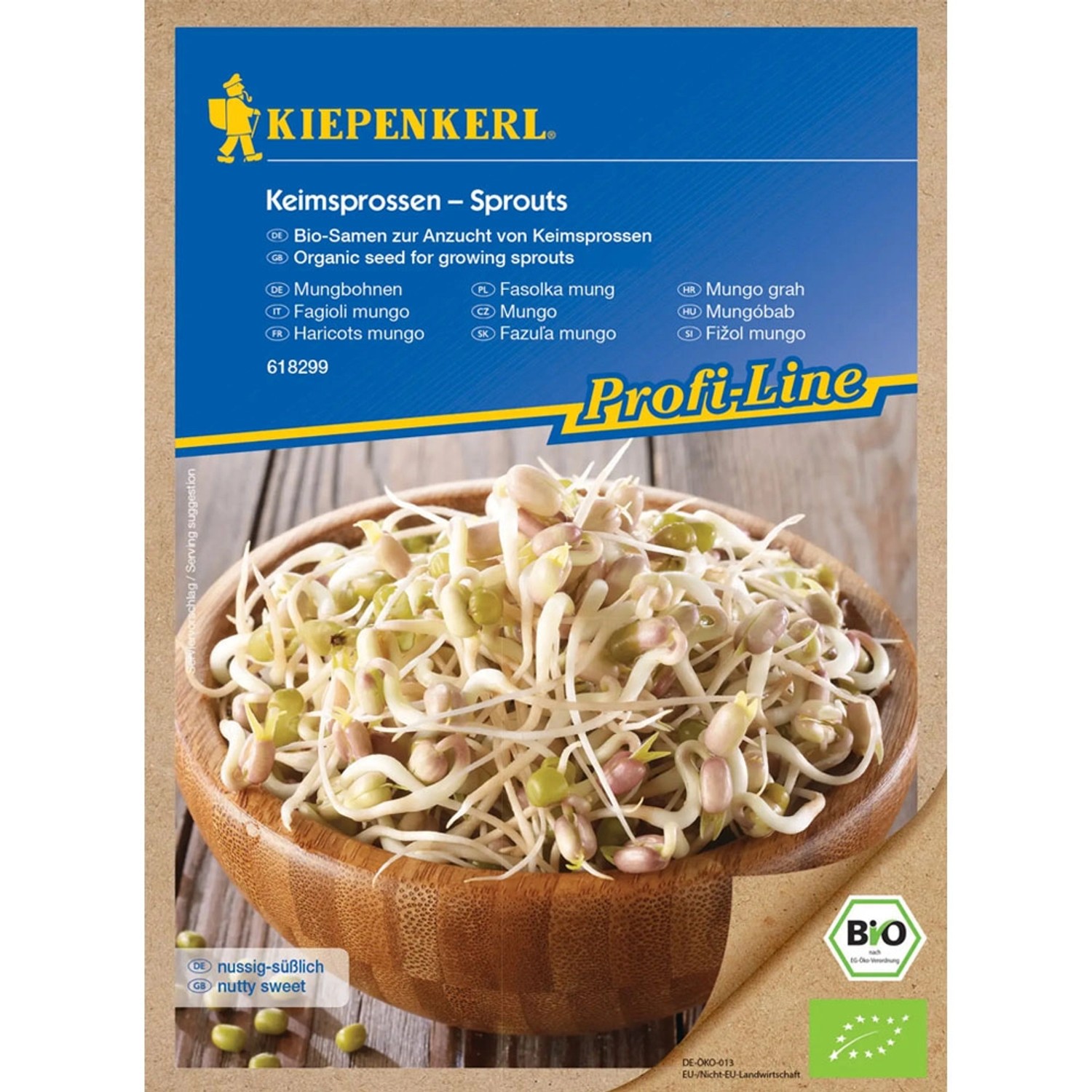 Kiepenkerl Klíčky BIO Mungo fazole 75 g