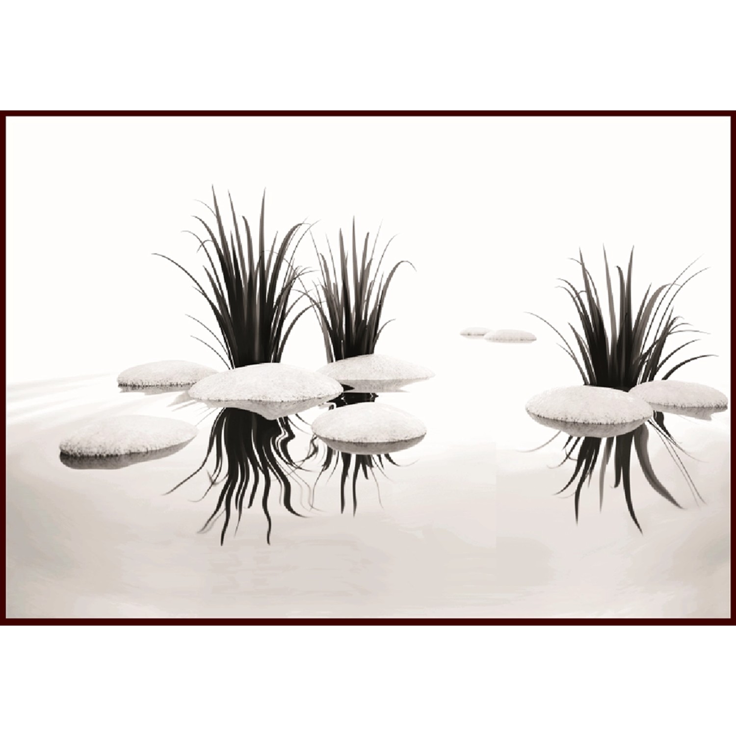 Bondecor Obraz Putframe Kameny 70 x 100 cm