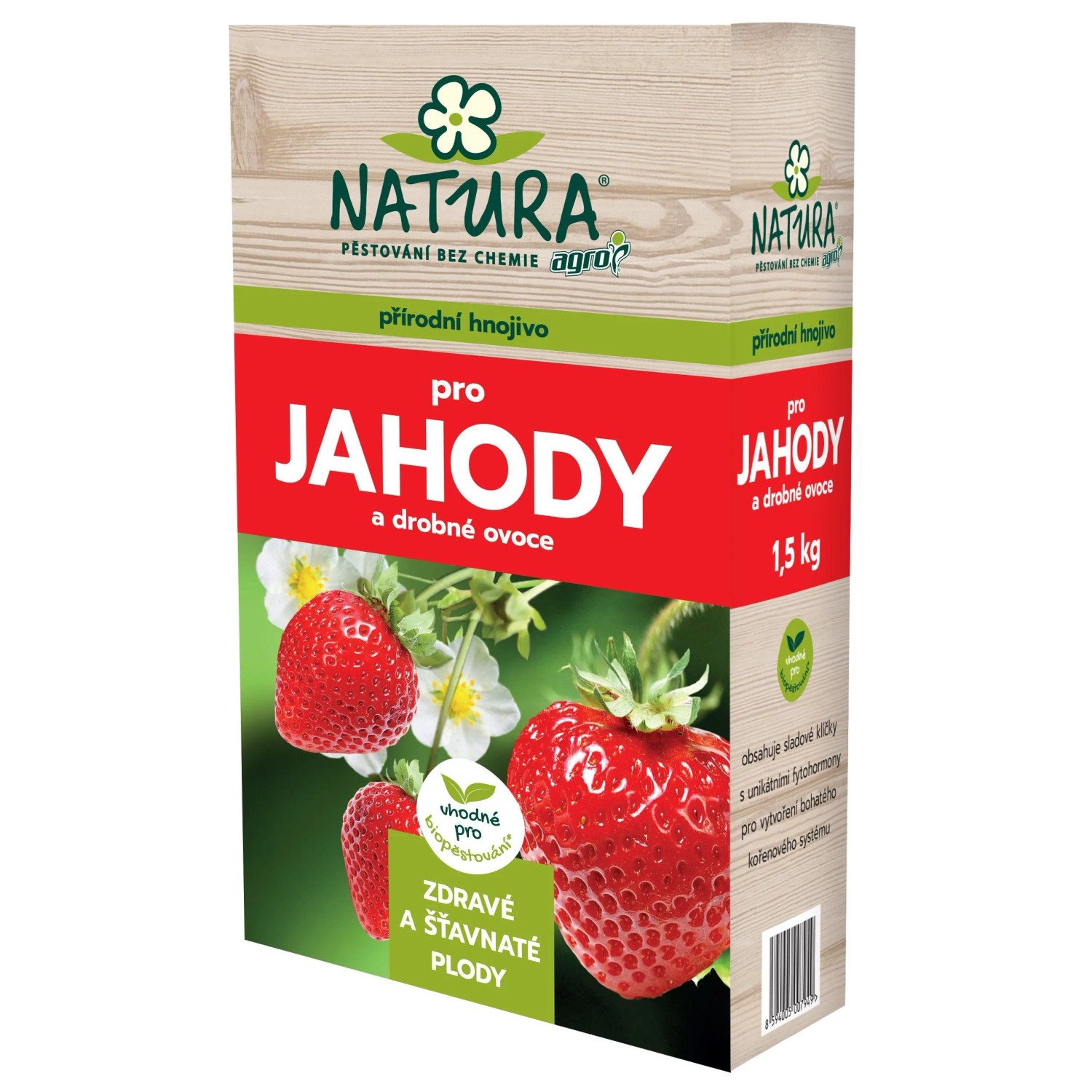 NATURA Přírodní hnojivo pro jahody a drobné ovoce 1,5 kg