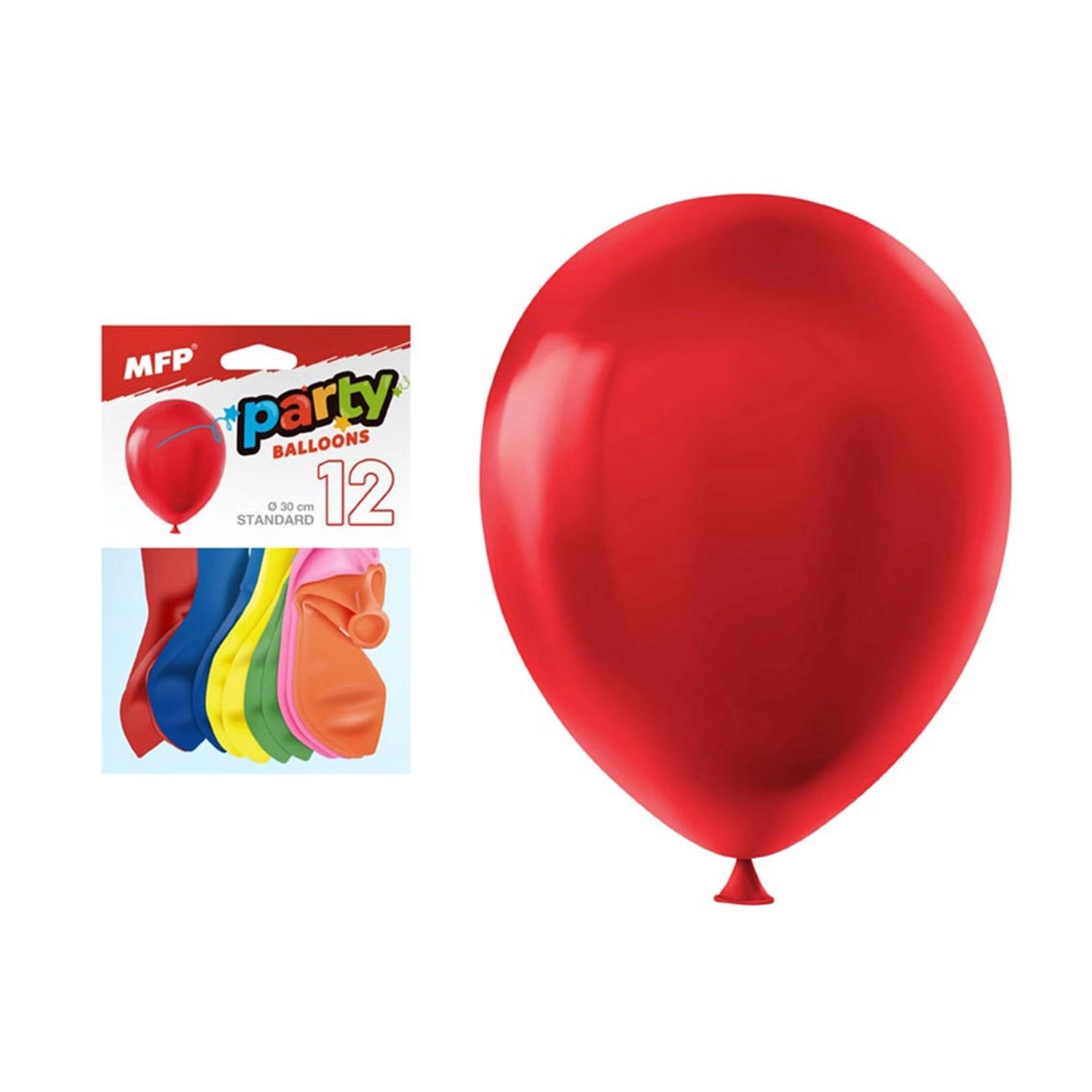 Barevné nafukovací balónky 30 cm