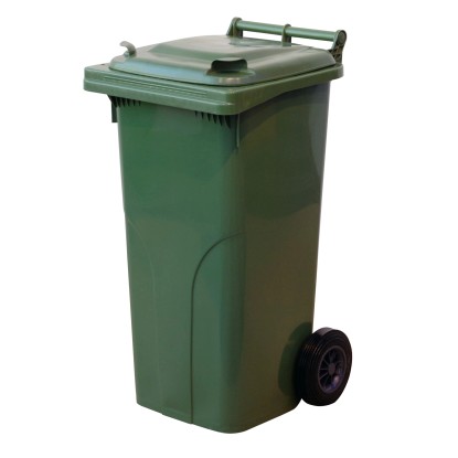Popelnice plastová 120 l, zelená