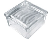 Fuchs Design Pochozí luxfera Clear View Crossed lesklá, 15 x 15 x 8 cm Fuchs Design Pochozí luxfera Clear View Crossed lesklá, 15 x 15 x 8 cm