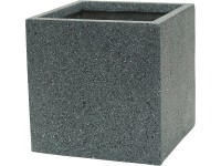 Květináč Revens drsný 29 cm x 30 cm x 30 cm tmavě šedý