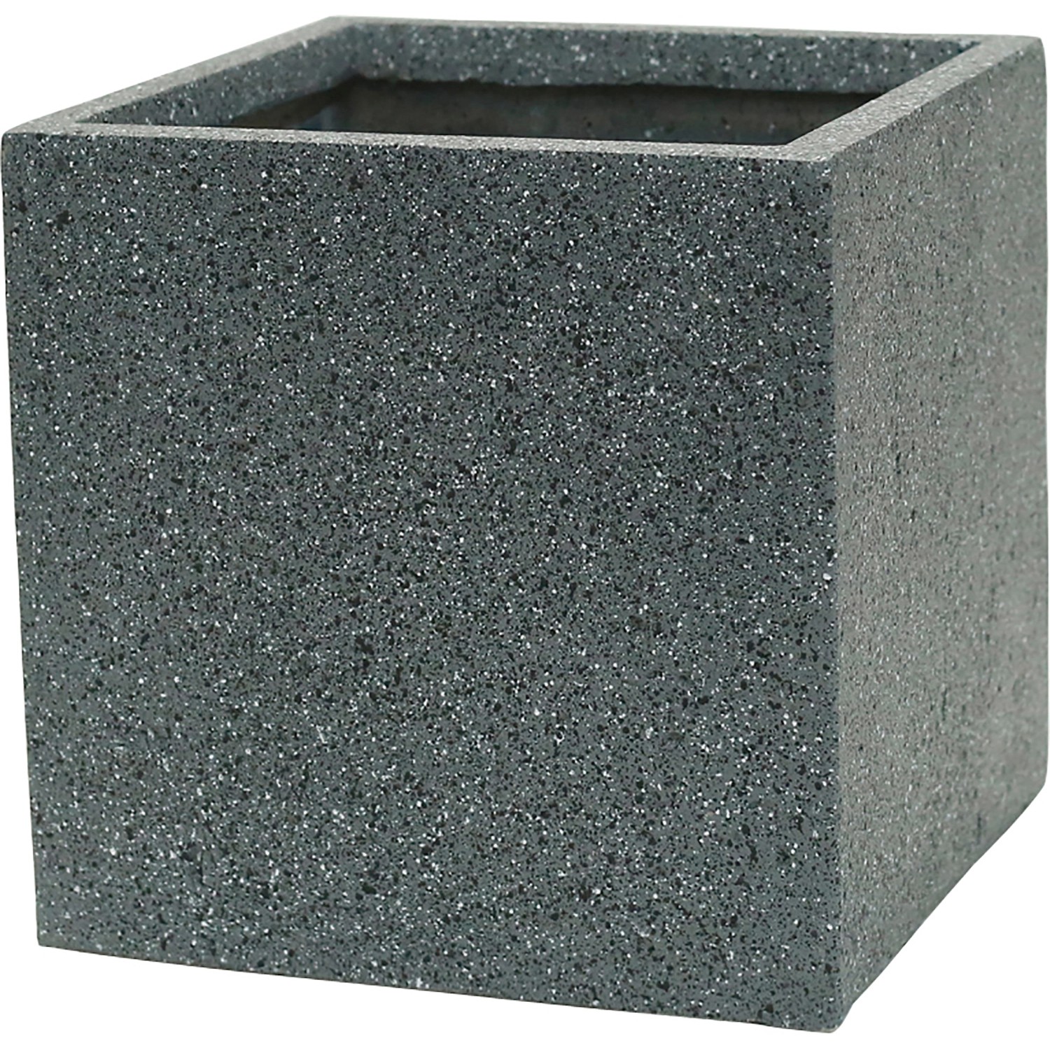 Květináč Revens drsný 29 cm x 30 cm x 30 cm tmavě šedý