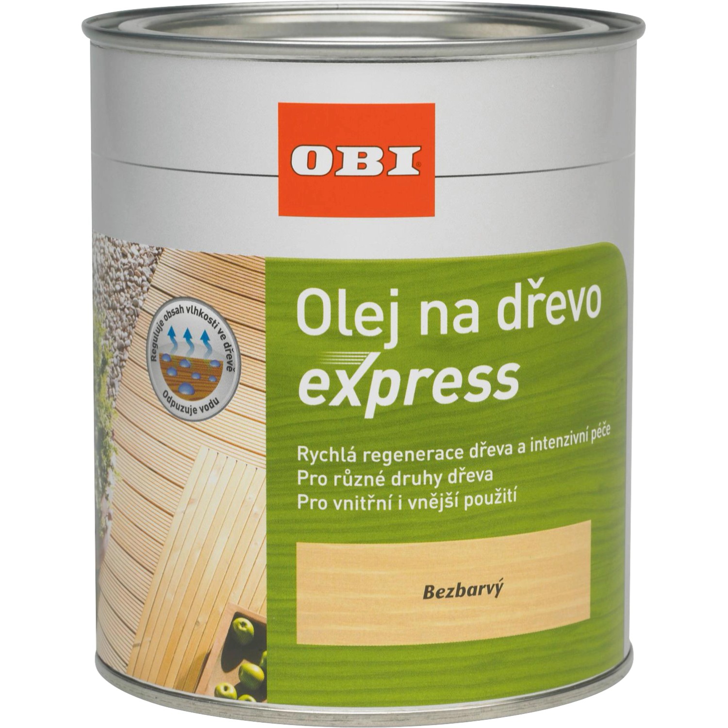 OBI Olej na dřevo Express transparentní 750 ml