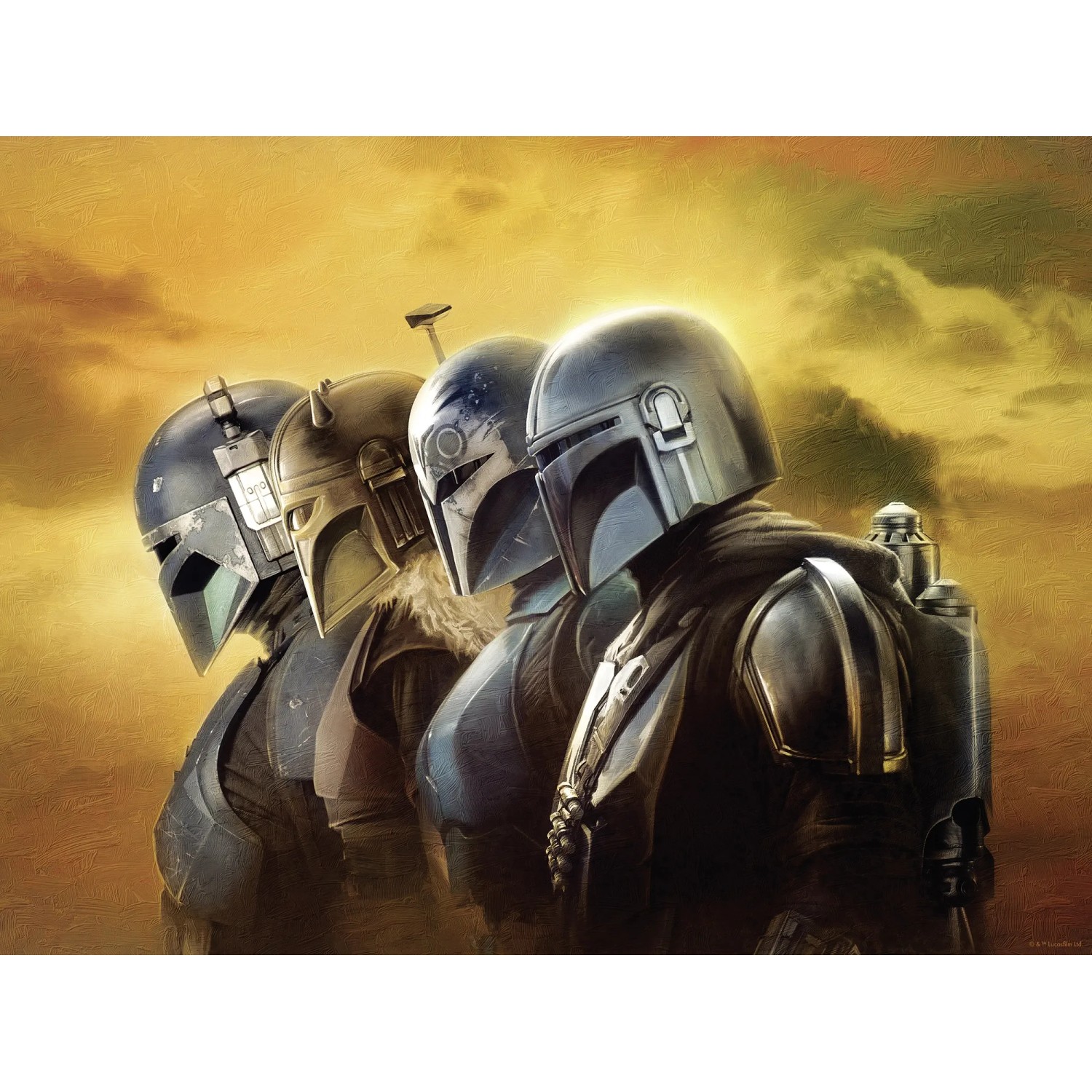 Komar Plakát Star Wars The Mandalorian Line Up 30 x 40 cm