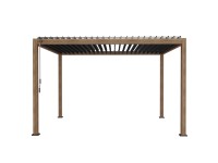 MIRADOR Pergola 111 Deluxe hnědá ebenová/ antracitová 3 x 4 m