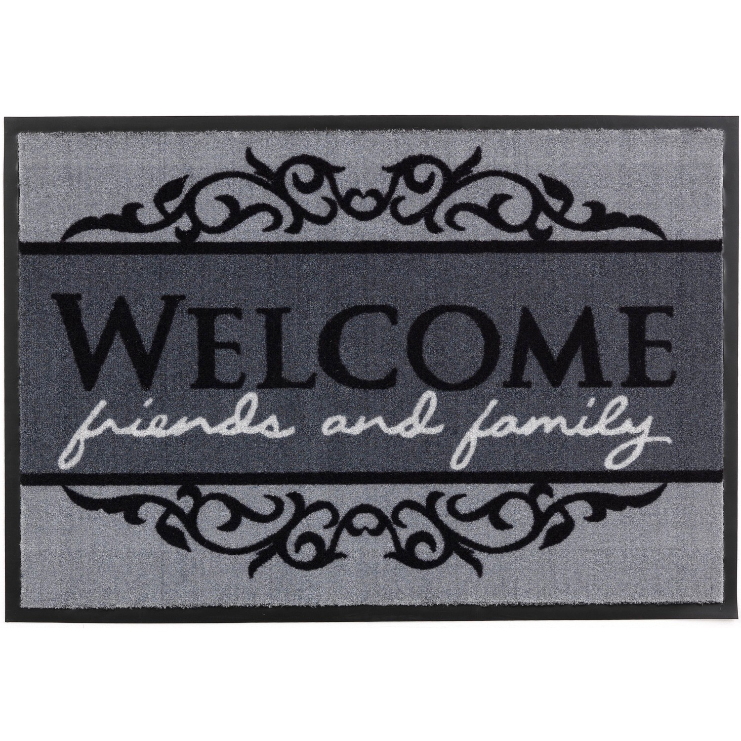 Astra Vstupní čisticí rohož Homelike Welcome šedá 50 cm x 70 cm