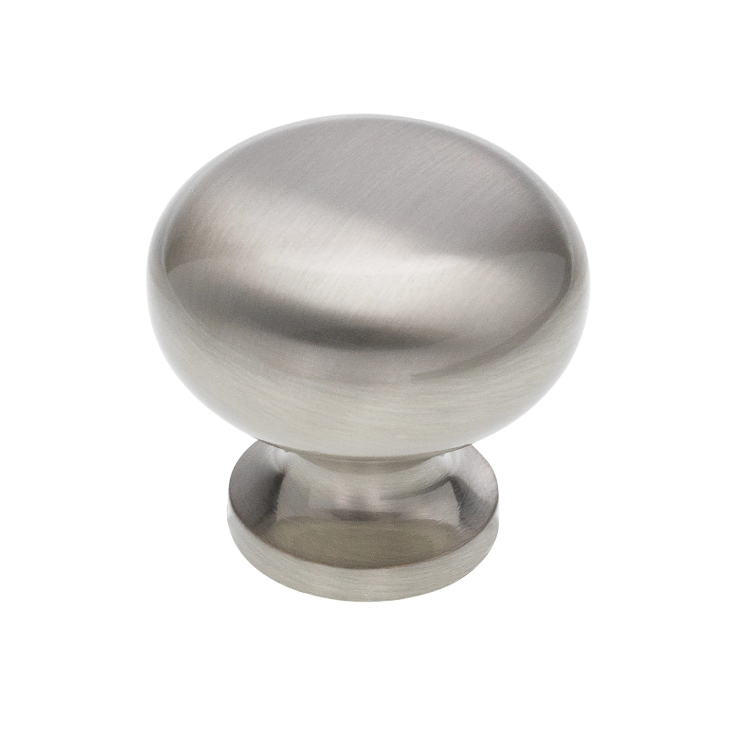 Siro Nábytková knopka 1767 kulatá, kovový efekt nerez 29 mm