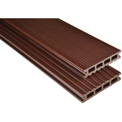 KOVALEX Terasové prkno WPC EXKLUZIV matné čoko.hnědé 26 x 145 x 3000 mm