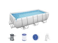 Bestway Bazén Power Steel čerpadlo kartuše schůdky sv. šedý 404 x 201 x 100 cm Bestway Bazén Power Steel čerpadlo kartuše schůdky sv. šedý 404 x 201 x 100 cm