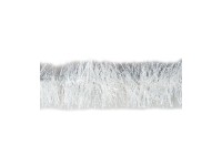 Řetěz dekorativní vánoční sněhovo bílý pr. 9 cm, délka 200 cm