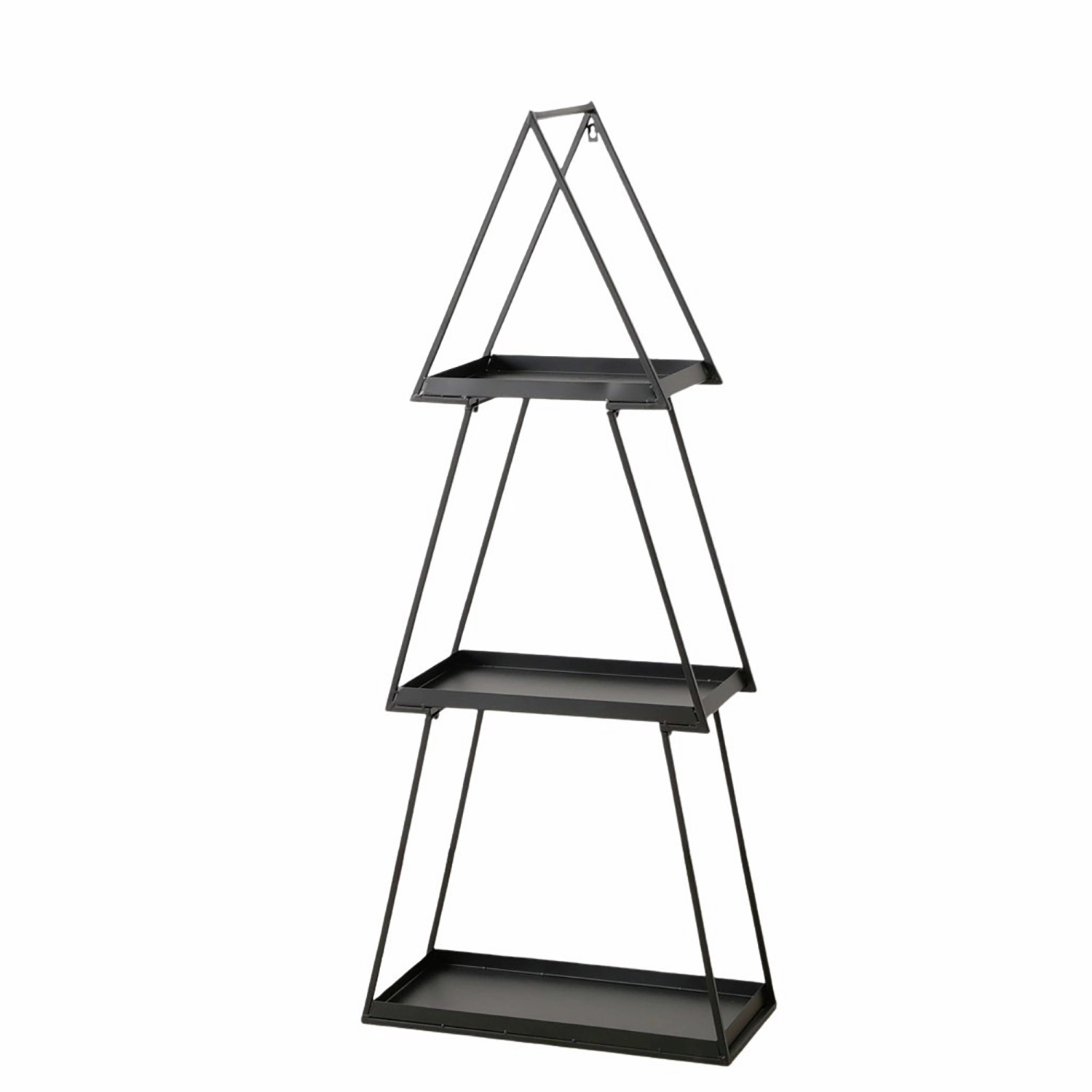 Boltze Regál stromek Haakon, černá, 25 x 55 x 130 cm